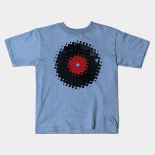 Vinyl Record with Halftone Kids T-Shirt